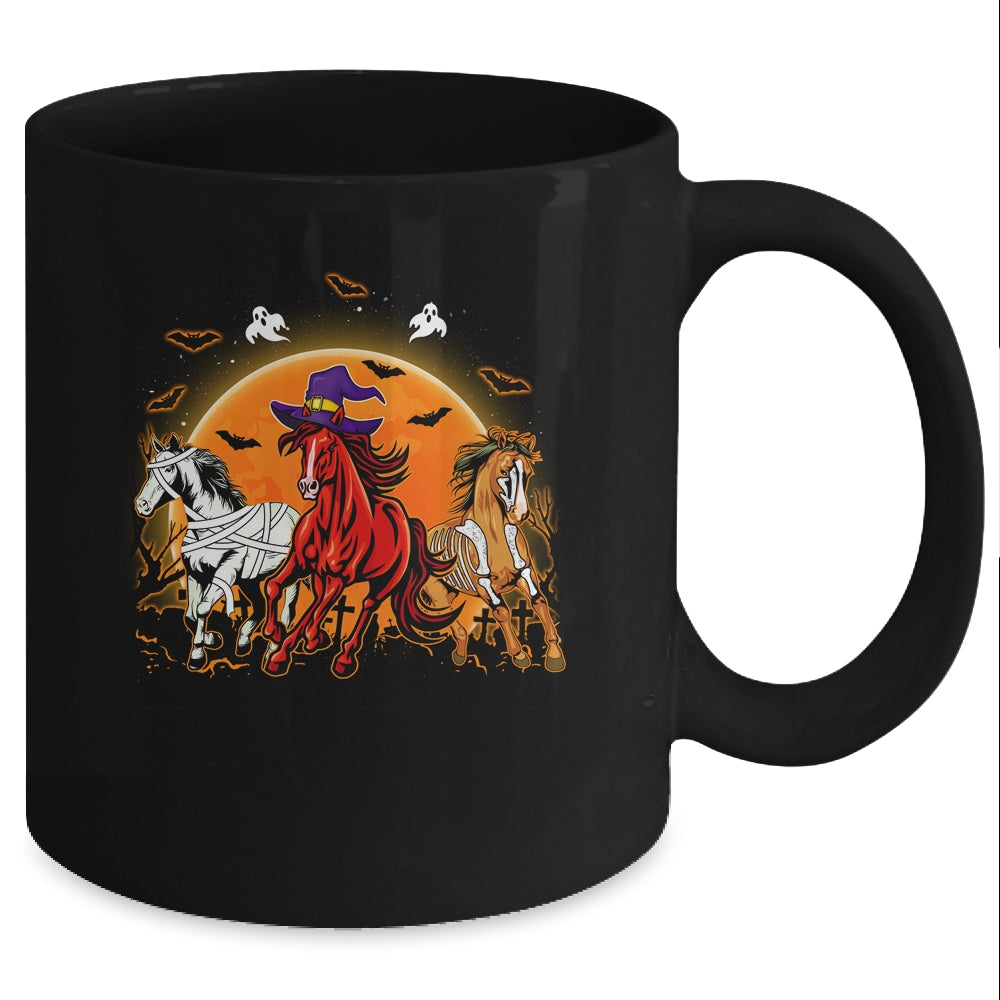 Horse Mummy Witch Halloween Horror Gift For Horse Lover Mug Coffee Mug | Teecentury.com