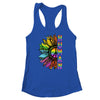 Human Sunflower Rainbow LGBT Flag Gay Pride Proud LGBTQ Shirt & Tank Top | teecentury