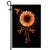 Hummingbird Sunflower Multiple Sclerosis Awareness Flag Orange Ribbon Flag | Teecentury.com