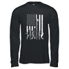 Hunting Fishing USA Flag American T-Shirt & Hoodie | Teecentury.com