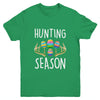 Hunting Season Eggs Antler Funny Easter Egg Hunt Hunter Kids Youth Shirt | teecentury