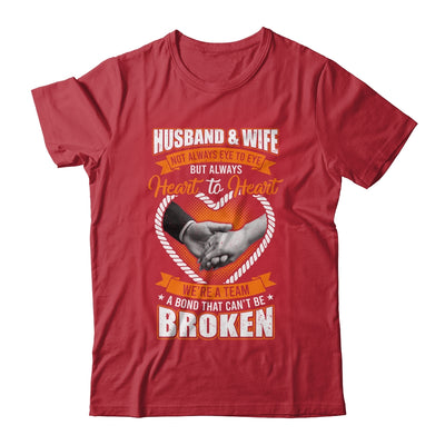 Husband And Wife Not Always Eye To Eye But Heart To Heart Shirt & Hoodie | teecentury