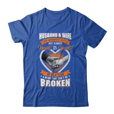 Husband And Wife Not Always Eye To Eye But Heart To Heart Shirt & Hoodie | teecentury