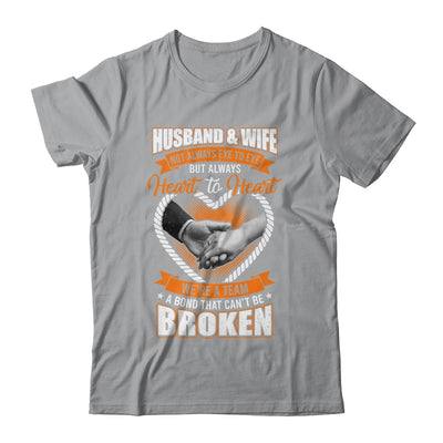 Husband And Wife Not Always Eye To Eye But Heart To Heart Shirt & Hoodie | teecentury