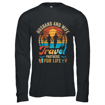 Husband And Wife Travel Partners For Life Beach Traveling Shirt & Hoodie | teecentury