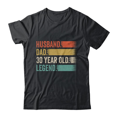 Husband Dad 30 Year Old 30th Birthday For Men Vintage Shirt & Hoodie | teecentury