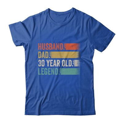 Husband Dad 30 Year Old 30th Birthday For Men Vintage Shirt & Hoodie | teecentury