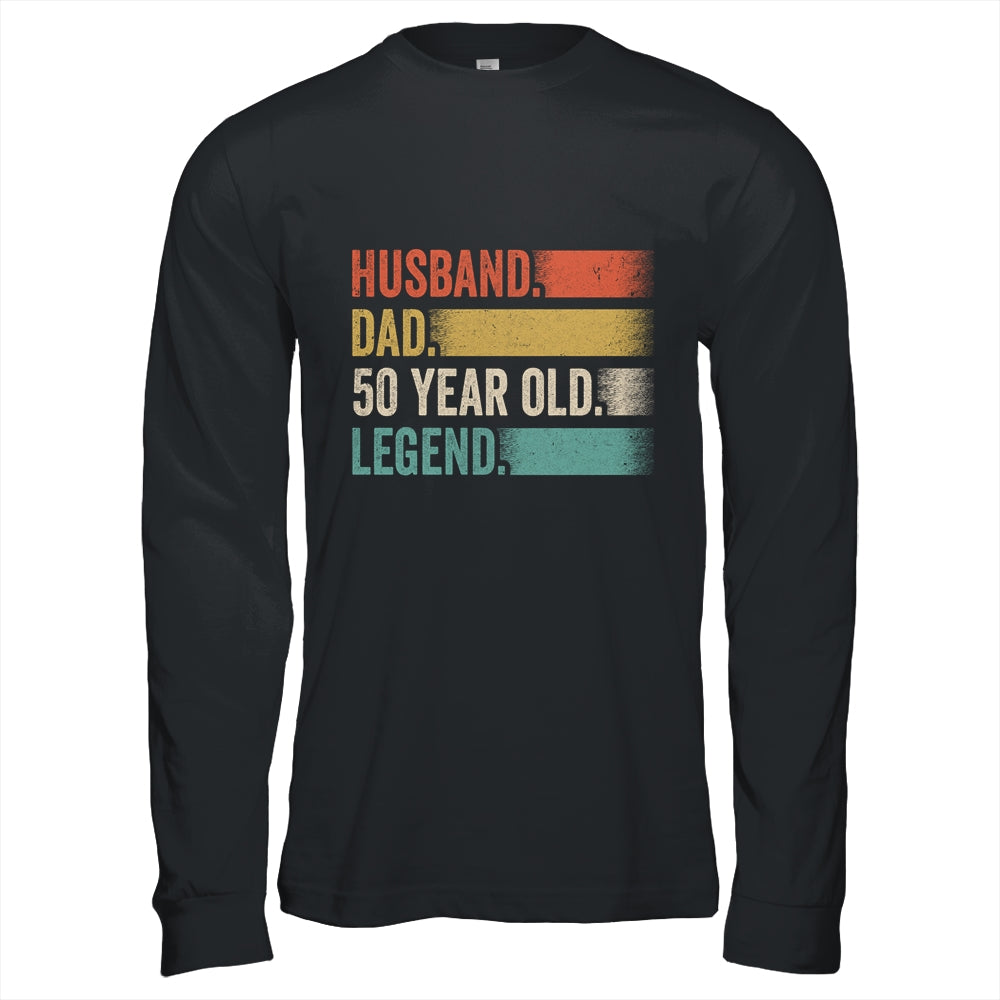 Husband Dad 50 Year Old 50th Birthday For Men Vintage Shirt & Hoodie | teecentury