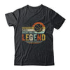 Husband Dad Basketball Legend Vintage Fathers Day T-Shirt & Hoodie | Teecentury.com