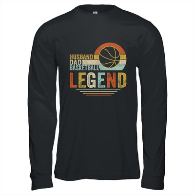 Husband Dad Basketball Legend Vintage Fathers Day T-Shirt & Hoodie | Teecentury.com