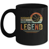 Husband Dad Basketball Legend Vintage Fathers Day Mug Coffee Mug | Teecentury.com