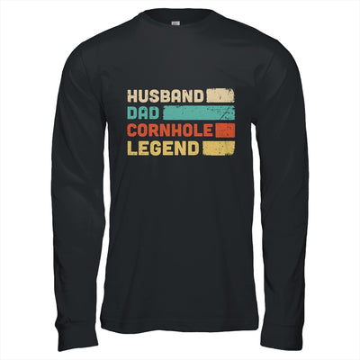 Husband Dad Cornhole Legend Funny Cornhole Game T-Shirt & Hoodie | Teecentury.com