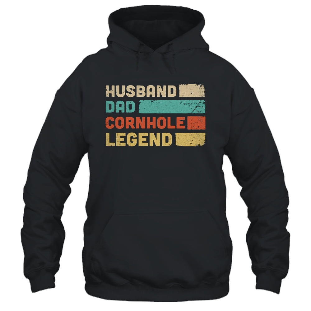 Husband Dad Cornhole Legend Funny Cornhole Game T-Shirt & Hoodie | Teecentury.com