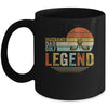 Husband Dad Golf Legend Vintage Fathers Day Mug Coffee Mug | Teecentury.com