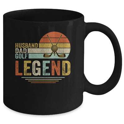 Husband Dad Golf Legend Vintage Fathers Day Mug Coffee Mug | Teecentury.com