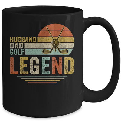 Husband Dad Golf Legend Vintage Fathers Day Mug Coffee Mug | Teecentury.com