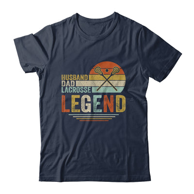 Husband Dad Lacrosse Legend Vintage Fathers Day T-Shirt & Hoodie | Teecentury.com