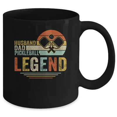 Husband Dad Pickleball Legend Vintage Fathers Day Mug Coffee Mug | Teecentury.com