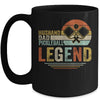 Husband Dad Pickleball Legend Vintage Fathers Day Mug Coffee Mug | Teecentury.com
