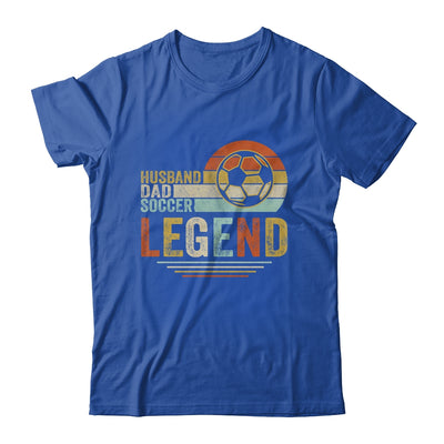Husband Dad Soccer Legend Vintage Fathers Day T-Shirt & Hoodie | Teecentury.com