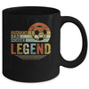 Husband Dad Soccer Legend Vintage Fathers Day Mug Coffee Mug | Teecentury.com