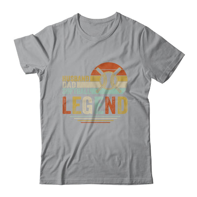 Husband Dad Softball Legend Vintage Fathers Day T-Shirt & Hoodie | Teecentury.com