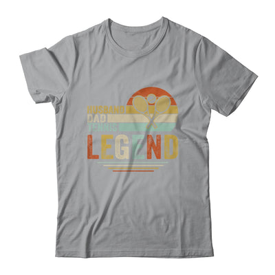 Husband Dad Tennis Legend Vintage Fathers Day T-Shirt & Hoodie | Teecentury.com
