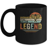 Husband Dad Tennis Legend Vintage Fathers Day Mug Coffee Mug | Teecentury.com