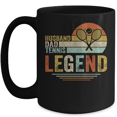 Husband Dad Tennis Legend Vintage Fathers Day Mug Coffee Mug | Teecentury.com