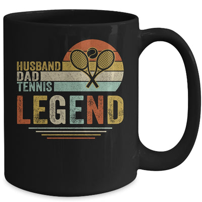 Husband Dad Tennis Legend Vintage Fathers Day Mug Coffee Mug | Teecentury.com