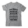 I Am A Lucky Daughter I'm Raised By A Freaking Awesome Dad T-Shirt & Hoodie | Teecentury.com