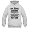 I Am A Lucky Daughter I'm Raised By A Freaking Awesome Dad T-Shirt & Hoodie | Teecentury.com