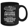 I Am A Proud Boss Of Freaking Awesome Employees Funny Mug | teecentury