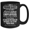 I Am A Proud Boss Of Freaking Awesome Employees Funny Mug | teecentury
