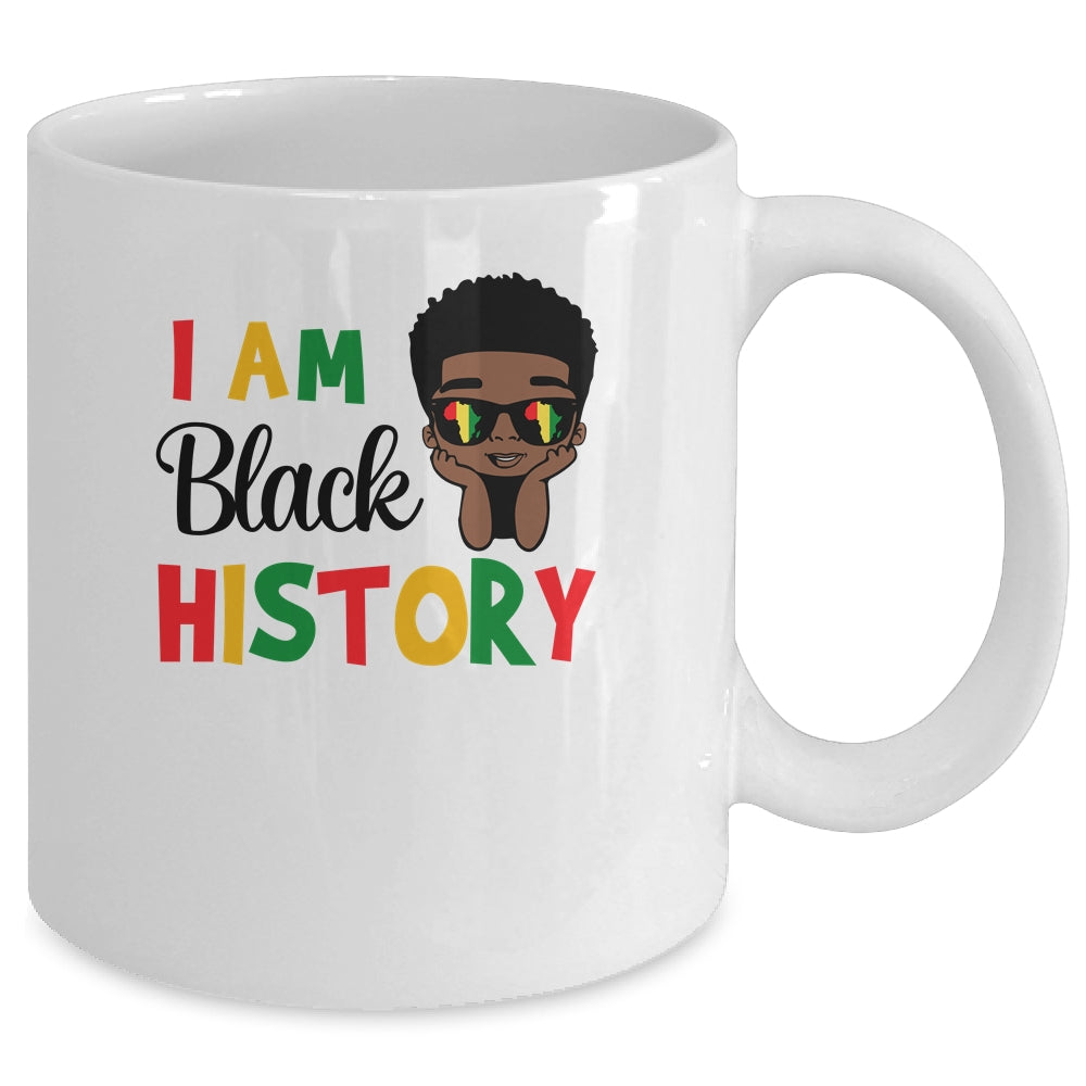 I Am Black History Month African Queen For Kids Boys Mug Coffee Mug | Teecentury.com