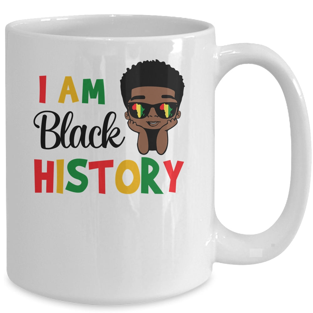 I Am Black History Month African Queen For Kids Boys Mug Coffee Mug | Teecentury.com