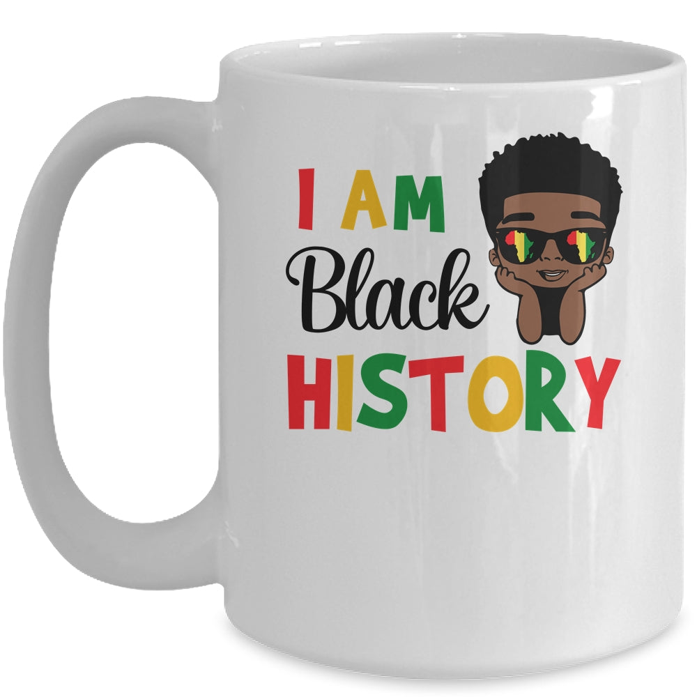 I Am Black History Month African Queen For Kids Boys Mug Coffee Mug | Teecentury.com