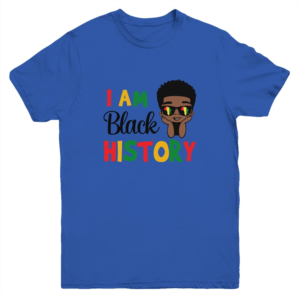 I Am Black History Month African Queen For Kids Boys Youth Youth Shirt | Teecentury.com