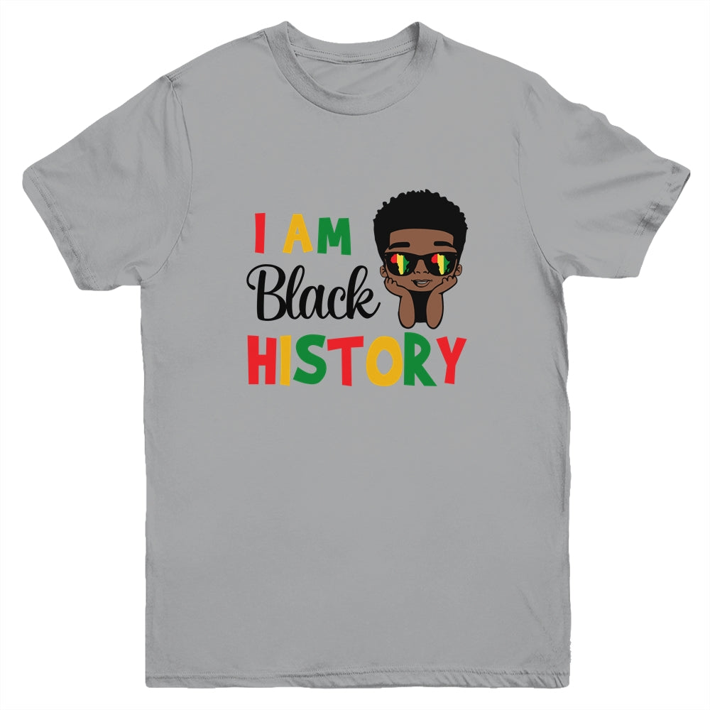 I Am Black History Month African Queen For Kids Boys Youth Youth Shirt | Teecentury.com