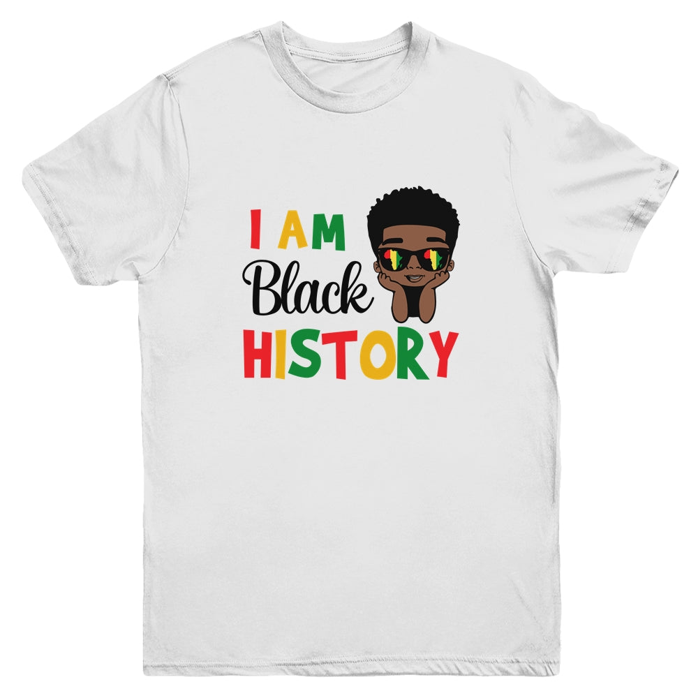 I Am Black History Month African Queen For Kids Boys Youth Youth Shirt | Teecentury.com