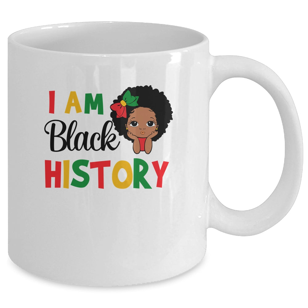 I Am Black History Month African Queen For Kids Girls Mug Coffee Mug | Teecentury.com