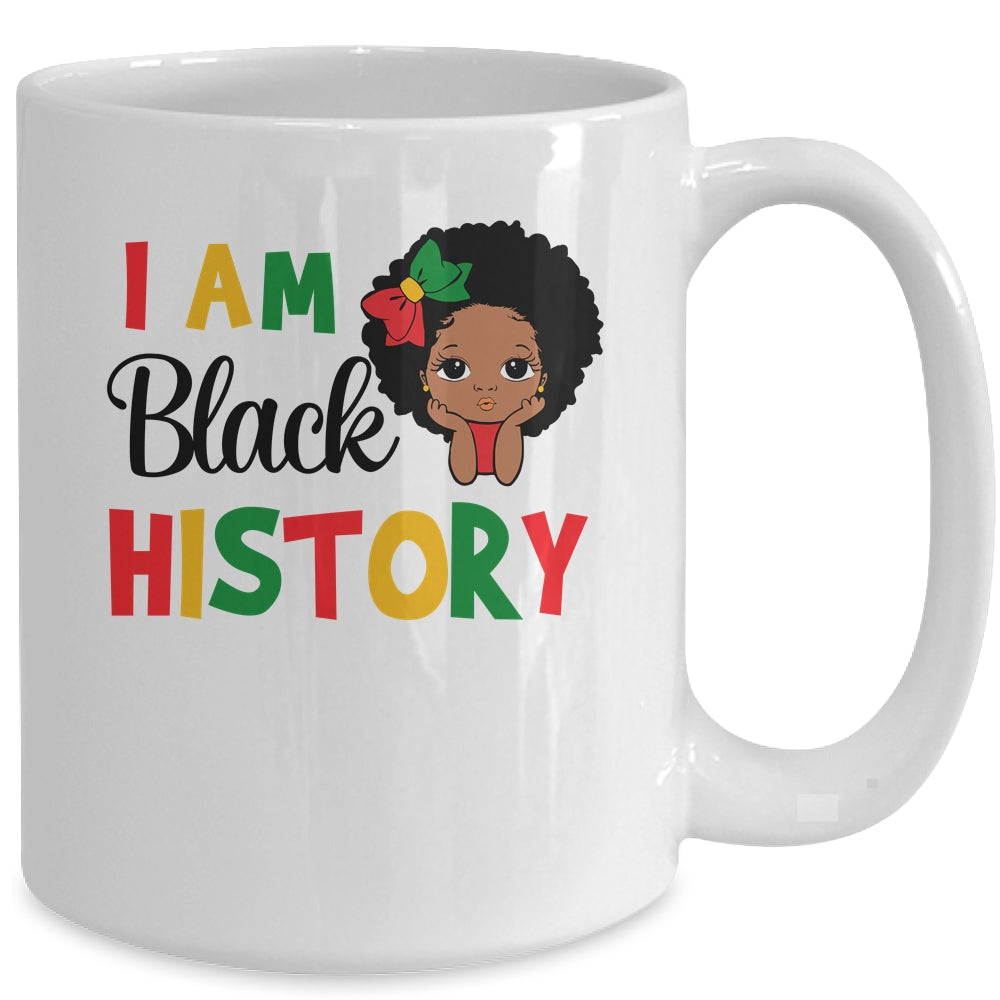 I Am Black History Month African Queen For Kids Girls Mug Coffee Mug | Teecentury.com