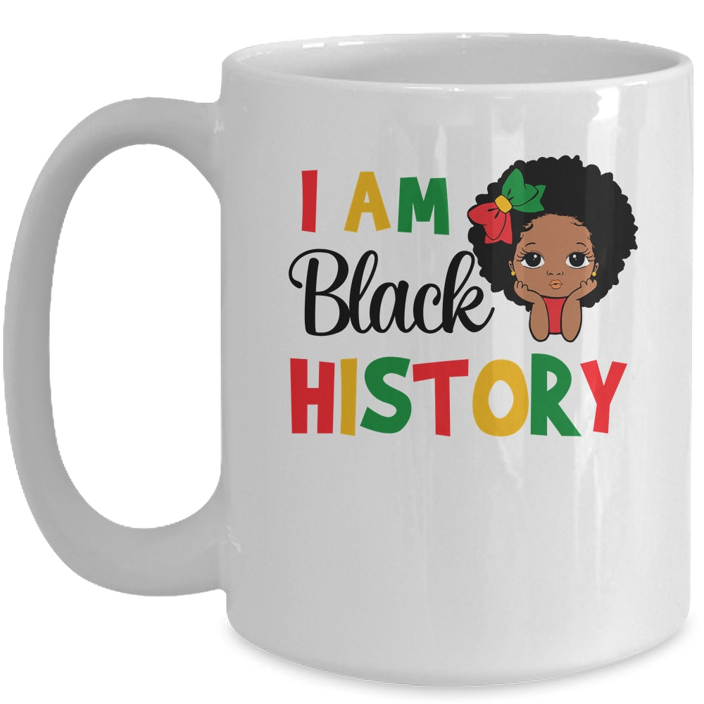 I Am Black History Month African Queen For Kids Girls Mug Coffee Mug | Teecentury.com