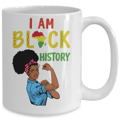 I Am Black History Pride Black Girl History Month Gift Mug Coffee Mug | Teecentury.com