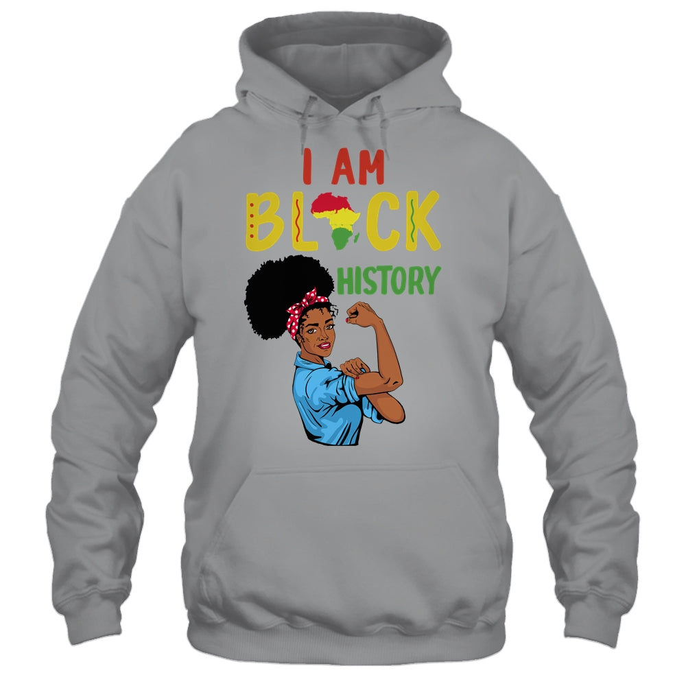 I Am Black History Pride Black Girl History Month Gift T-Shirt & Tank Top | Teecentury.com