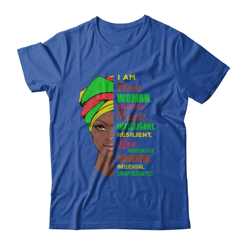 I Am Black Woman Black History Month T-Shirt & Tank Top | Teecentury.com