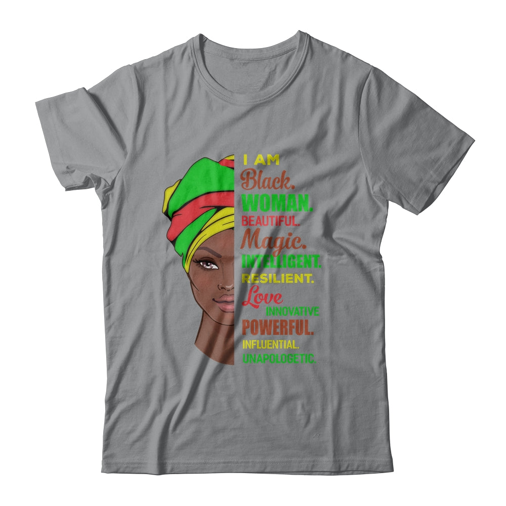 I Am Black Woman Black History Month T-Shirt & Tank Top | Teecentury.com