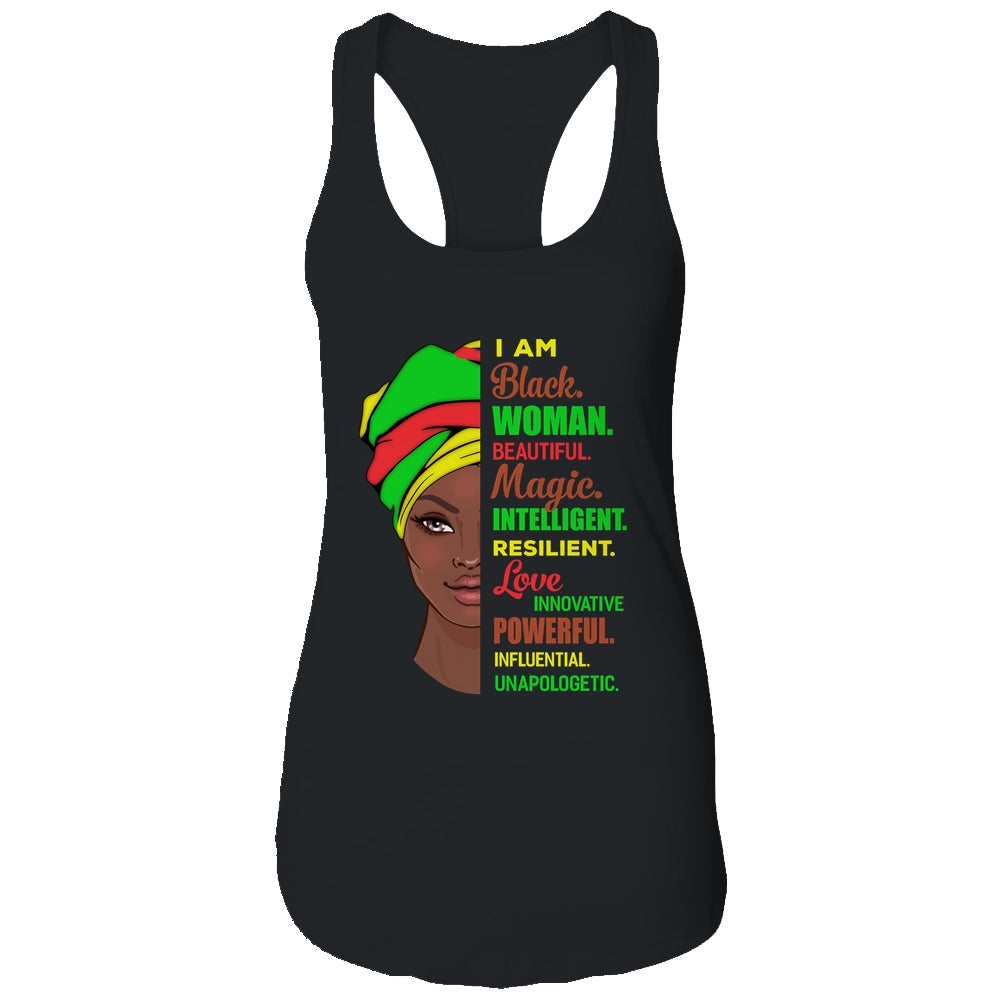I Am Black Woman Black History Month T-Shirt & Tank Top | Teecentury.com