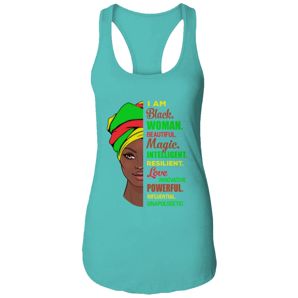 I Am Black Woman Black History Month T-Shirt & Tank Top | Teecentury.com