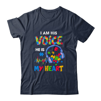 I Am His Voice He Is My Heart Autism Awareness Shirt & Hoodie | teecentury